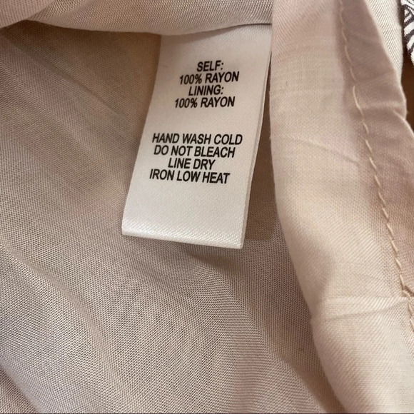 Lulus Sun-Drenched Daydream Beige Floral Print Off-the-Shoulder Dress Size XS - Picture 7 of 9